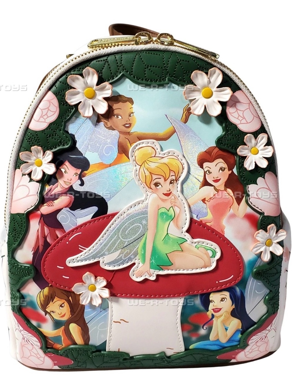 NEW w Tags Loungefly Disney PETER PAN Fairies TINKER BELL Backpack Pixie Dusted
